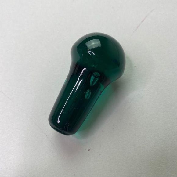 Vintage Blue Green Glass Bottle Jar Ombre Decanter - Picture 9 of 13